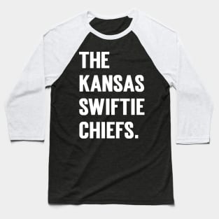 The Kansas Swiftie Chiefs. Baseball T-Shirt